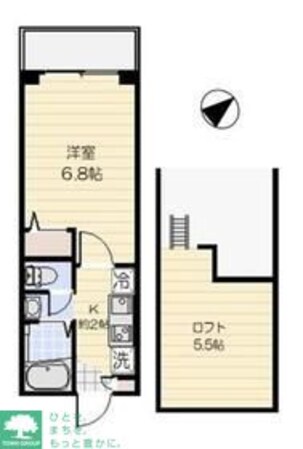 フィオーレ若林の物件間取画像